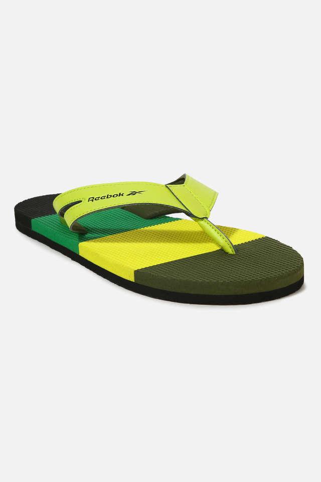 Reebok black flip discount flops