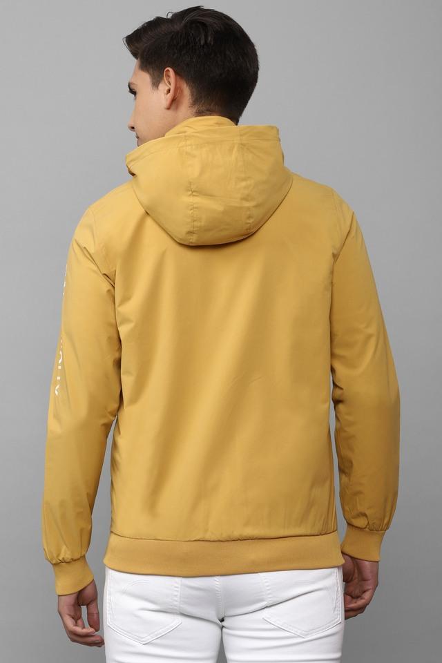 Buy Allen Solly Men Navy Blue & Mustard Yellow Colourblocked Padded Jacket  - Jackets for Men 12790880 | Myntra