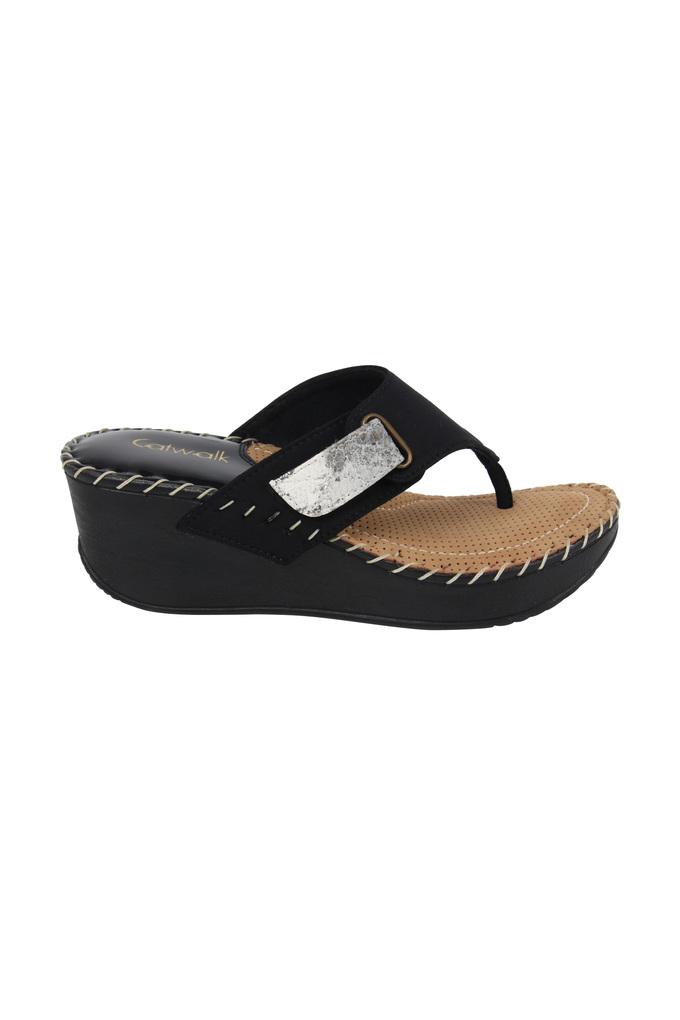 Catwalk Women Black Wedges - Buy BLACK Color Catwalk Women Black Wedges  Online at Best Price - Shop Online for Footwears in India | Flipkart.com