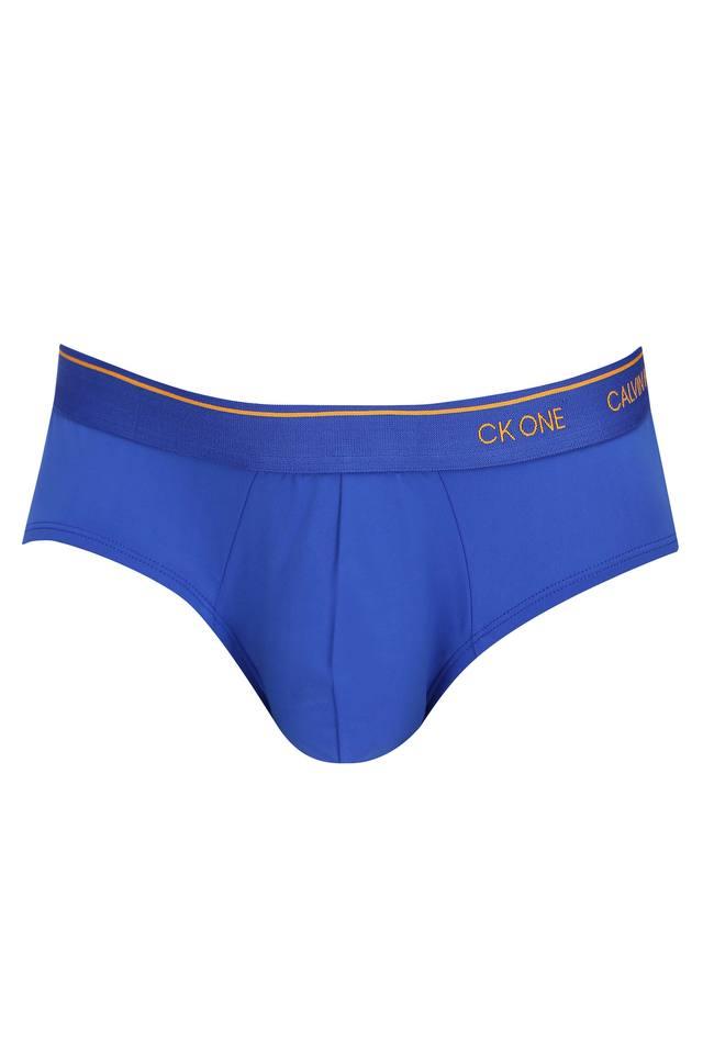 Buy CALVIN KLEIN UNDERWEAR Blue Nylon Elastane Mid Rise Mens