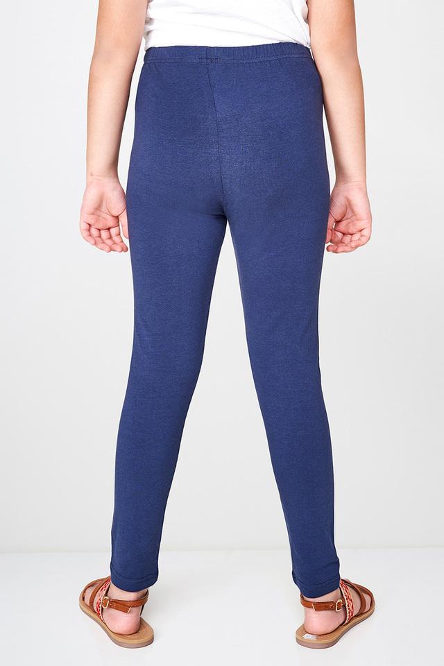 *Play* Unknown Brand, Dark Blue Thick Leggings - Size 4