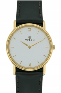 Buy TITAN Titan Gents Classique watch NF1006YL08 Shoppers Stop