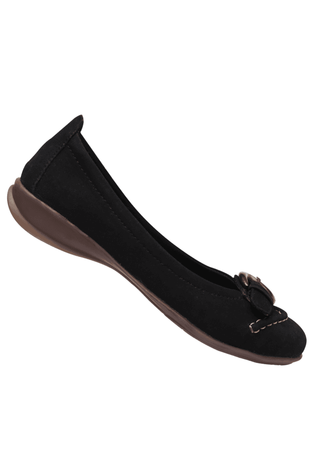 Black slip on ballet shoes hot sale