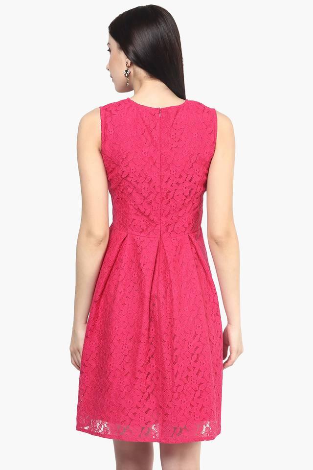 Fuchsia knee hotsell length dress