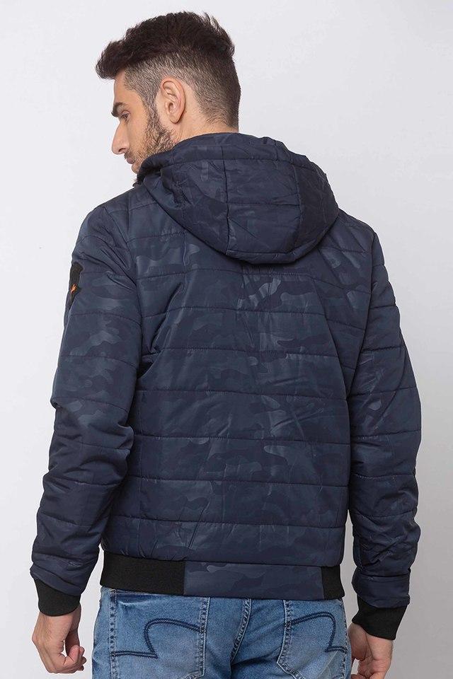 Mens fitted quilted on sale jacket