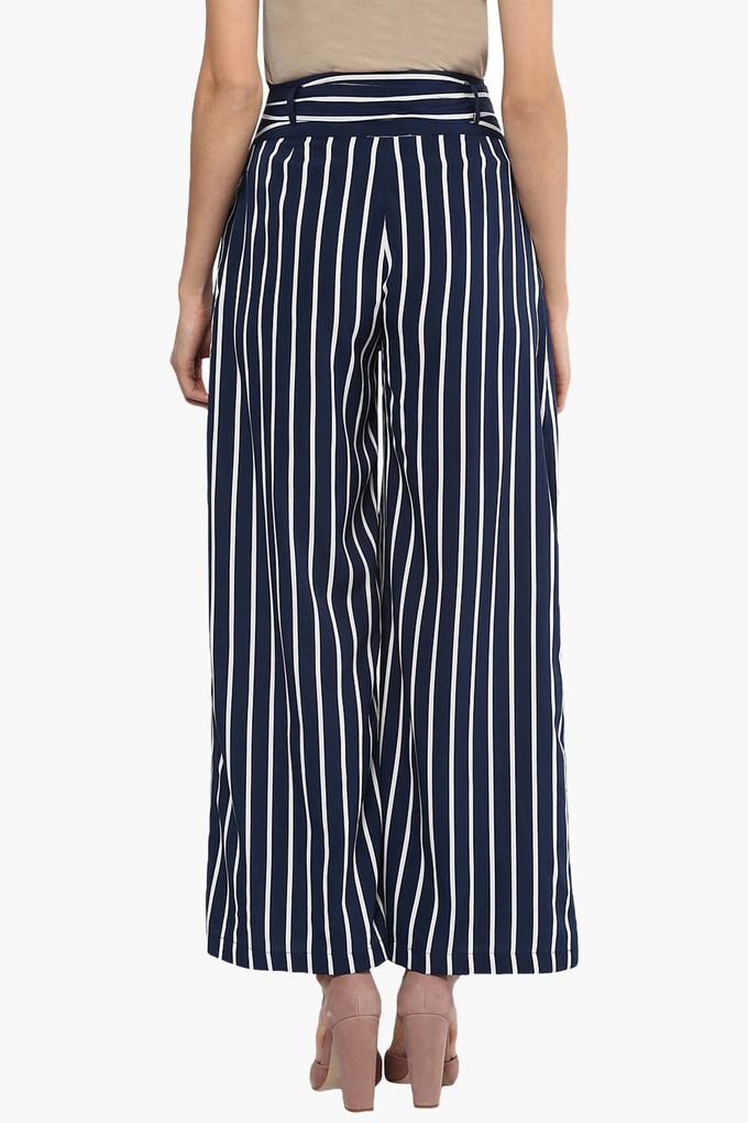 White striped hot sale palazzo pants