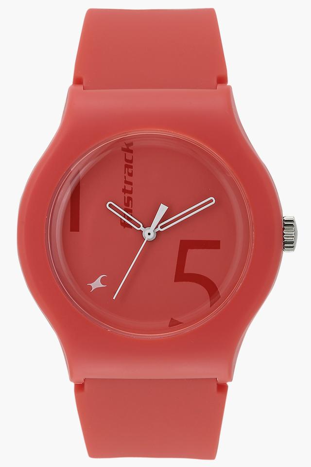 Fastrack orange hot sale dial watch