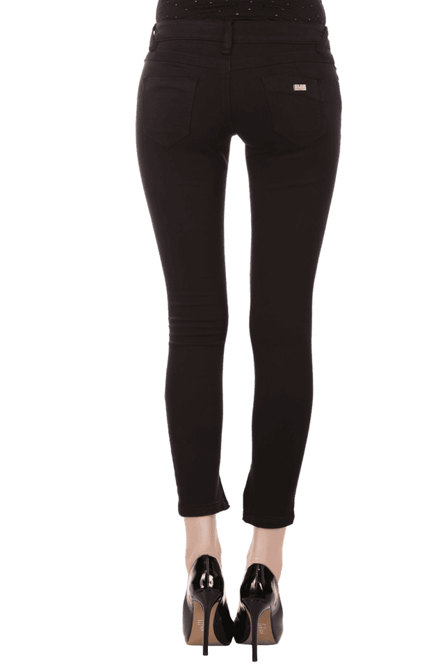 Ultra Soft Stretch Jeans Look Fleece Lined Jeggings for Women High Waisted  Jeggings with Pockets Slim-fit Demin Leggings