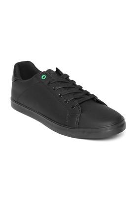 United colors of benetton cheap black shoes