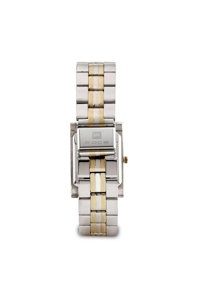 Party Collection Stainless Steel Golden Dial Analog Watch for Men