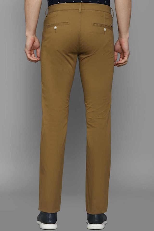 Allen Solly Casual Trousers  Buy Allen Solly Men Olive Slim Fit Solid Casual  Trousers Online  Nykaa Fashion