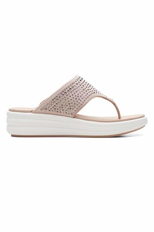 Clarks Jemsa Dash Womens Slip On Casual Sandal – Robin Elt Shoes