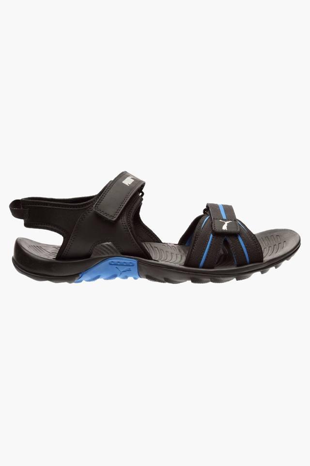 Buy PUMA Black Synthetic T-Strap Womens Casual Sandals | Shoppers Stop