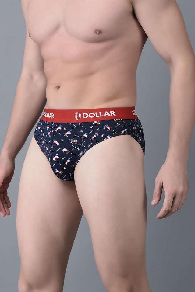 Buy Dollar Bigboss Solid Briefs - Multi ,Pack Of 3 Online at Low