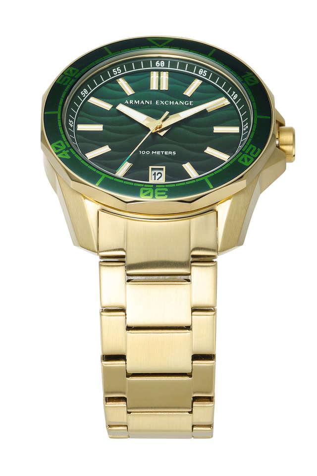 Buy ARMANI EXCHANGE 44 mm Green Dial Stainless Steel Analog Watch For Men -  AX1951 | Shoppers Stop