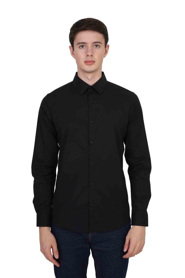 UNITED COLORS OF BENETTON -  Black Casual Shirts - Main