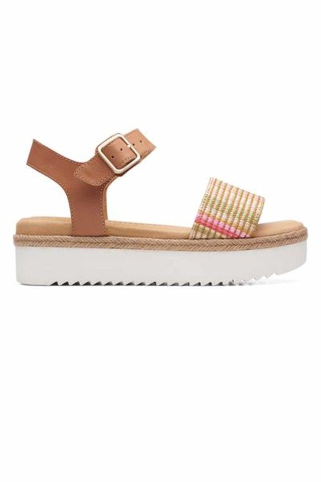 Clarks Collection Leather Slide Sandals - Coast Cross - QVC.com