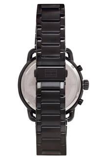 Buy TOMMY HILFIGER Mens Black Dial Metallic Multi Function Watch