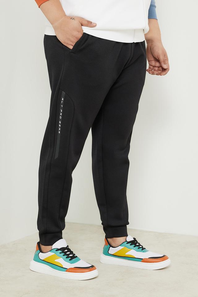 Plus size cotton online joggers