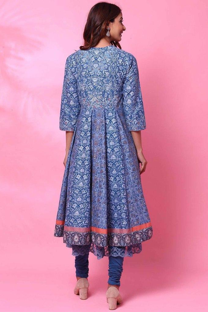 Biba 2025 blue anarkali