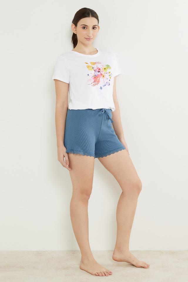 Mid thigh 2024 cotton shorts