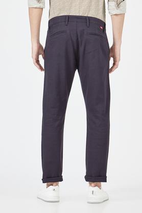 Buy LEVIS Solid Cotton Stretch Tapered Fit Mens Trousers