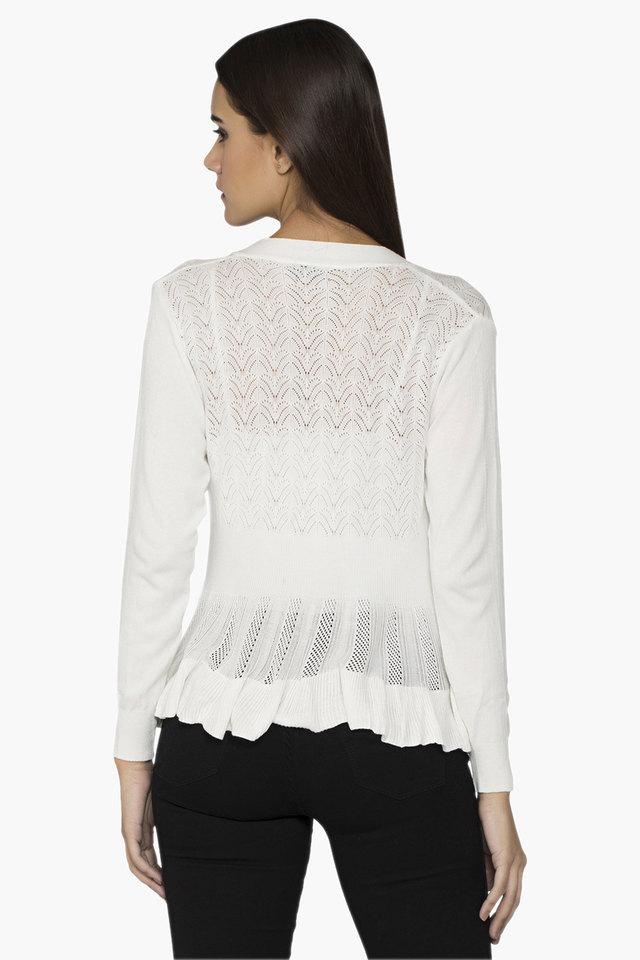 Sheer white clearance shrug