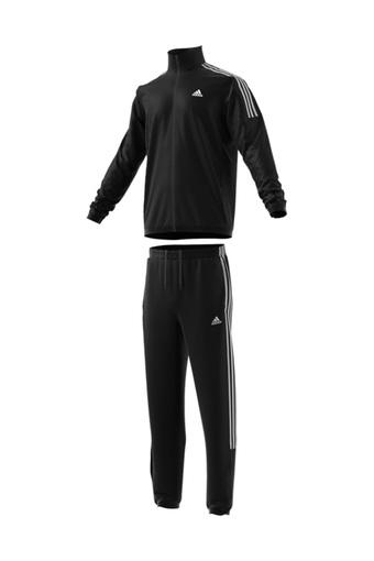 black and white adidas tracksuit