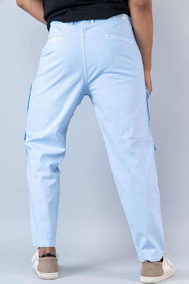 Cargo pants - light blue