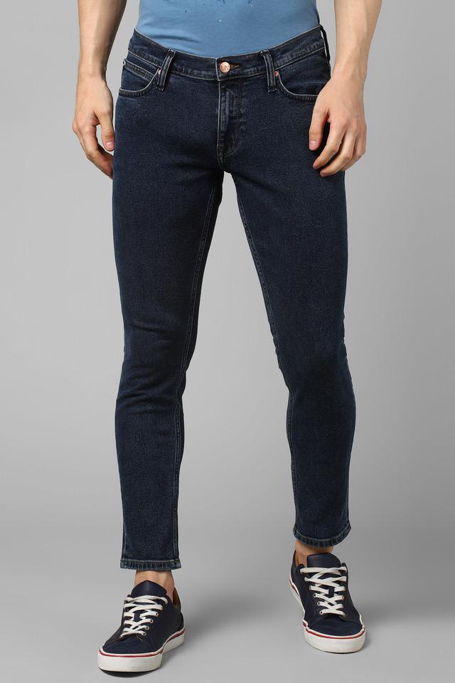 Buy LEE Blue Melange Ankle Fit Eric Mens Jeans Shoppers Stop