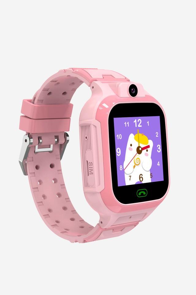 18 mm Pink Dial Silicone Smartwatch For Boys - Carepal Pro