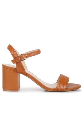 Tan high heel discount sandals