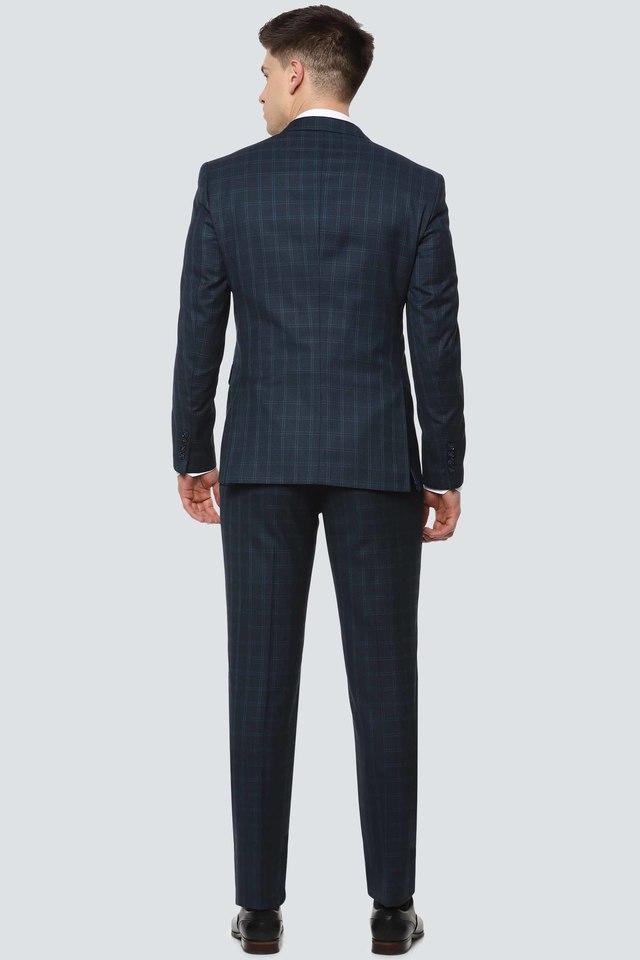 Buy LOUIS PHILIPPE Mens Slub Milano Fit Suit