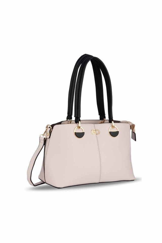 Plain Ladies Casual PU Leather Handbag