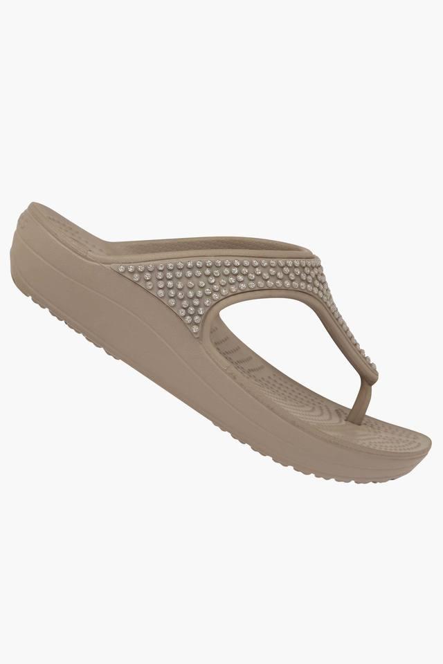 CROCS -  Silver Grey Floaters & Flip Flops - Main