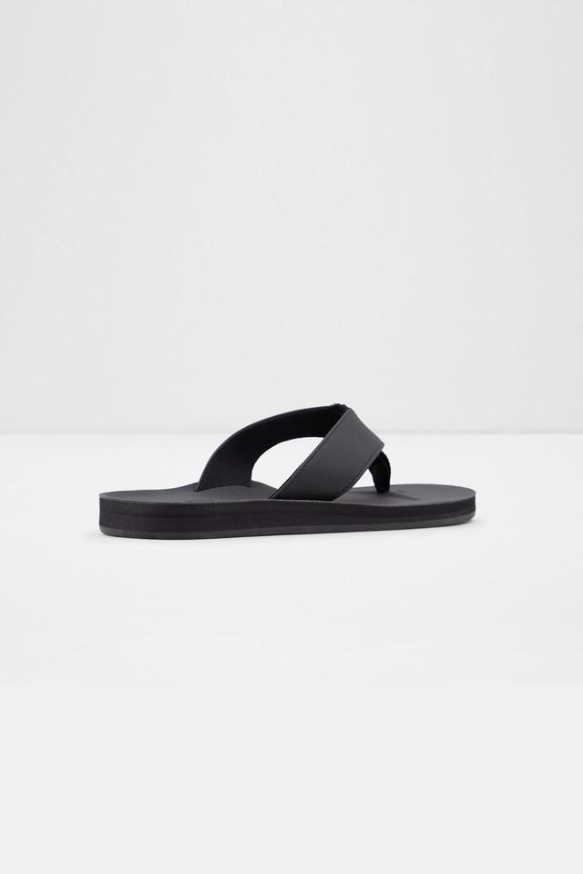 Buy ALDO Black Mens Synthetic Slippers Shoppers Stop