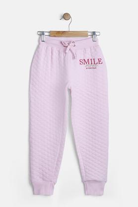 Buy LIFE Baby Pink Solid Cotton Blend Regular Fit Girls Sweat