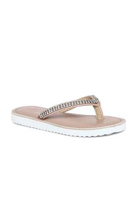 White diamond best sale flip flops