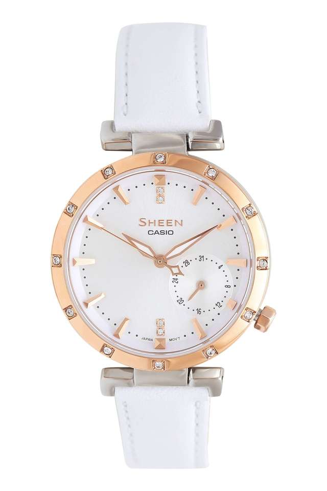 Round dial analog watch hot sale