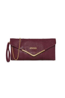 Buy CAPRESE Womens Zara Leather Snap Closure Wallet