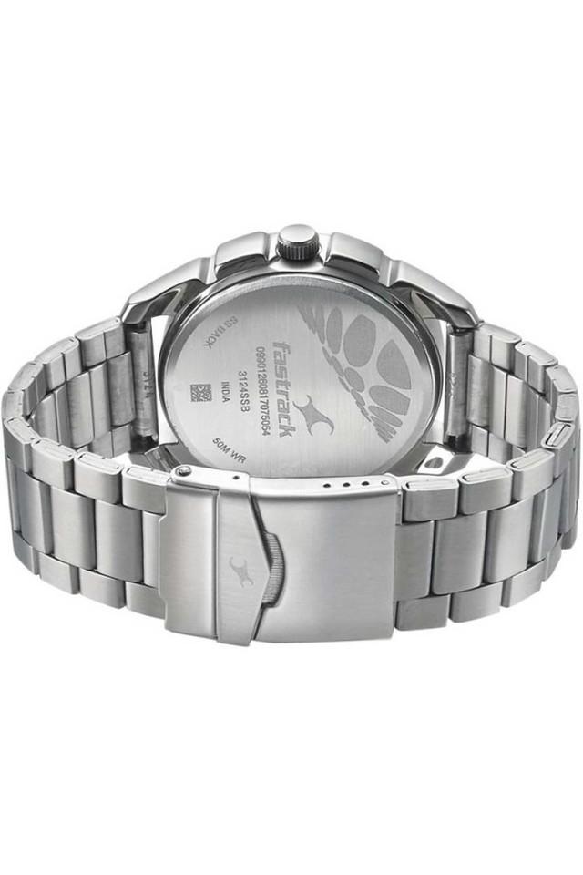 Mens Chronograph Stainless Steel Watch 3124SM03