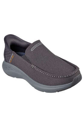 Buy SKECHERS Parson - Ralven Synthetic Mesh Slip-on Men's Casual Shoes