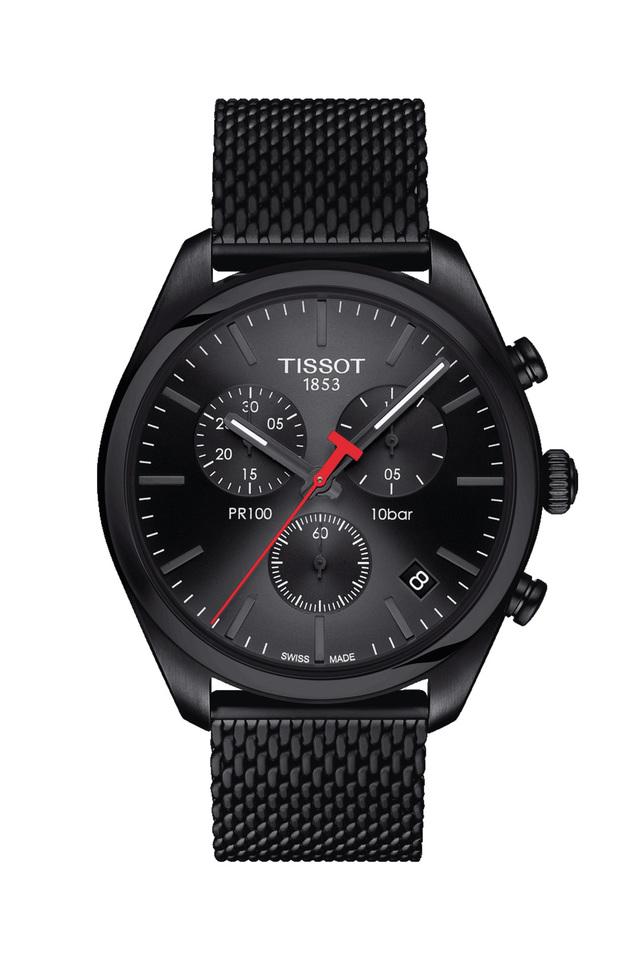 Tissot black face discount watch