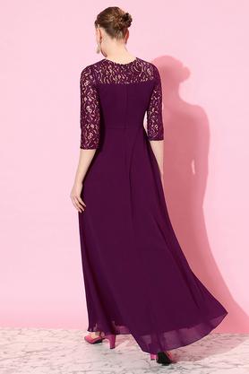 Belting a Maxi Dress - Lady in VioletLady in Violet