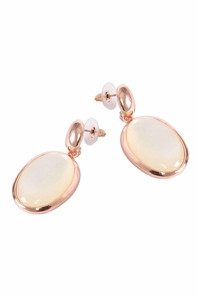 Rose gold chunky on sale earrings