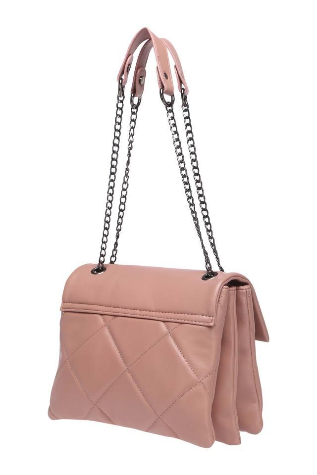 Buy HAUTE CURRY Mauve Womens Zip Closure Sling Bag