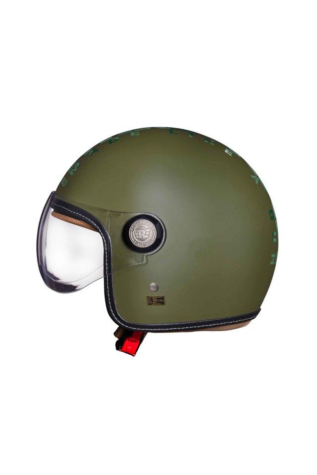 Buy ROYAL ENFIELD Green Solid Regular Fit Mens Helmet Shoppers Stop