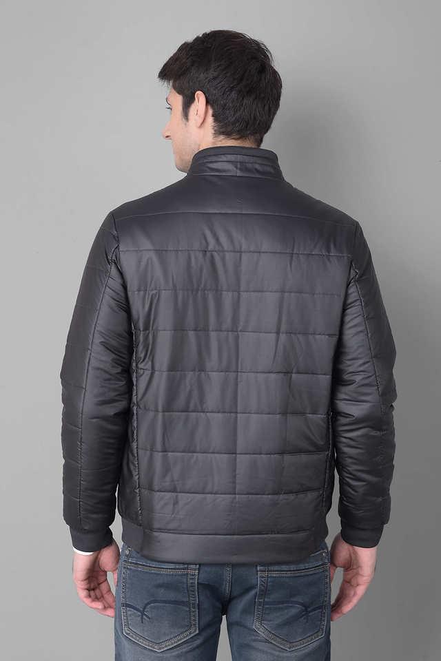 Solid Cotton Regular Fit Men's Jacket