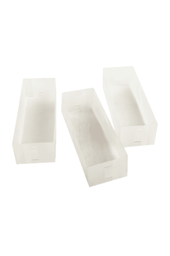 Buy Whitmor White Small Drawer Organizer Set Of 3 Shoppers Stop