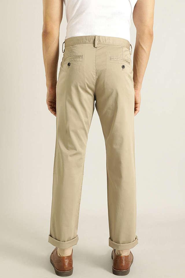 Buy Indian Terrain Mens Cotton Trouser Indtr107Beige38 at Amazonin